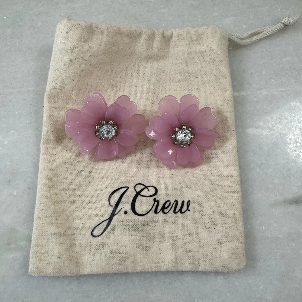 J.Crew full bloom flower stud earrings - Picture 5 of 5